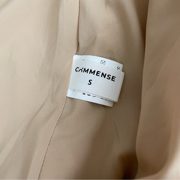 Commense Open Back Midi Tank Dress Apricot Beige - Picture 8 of 13